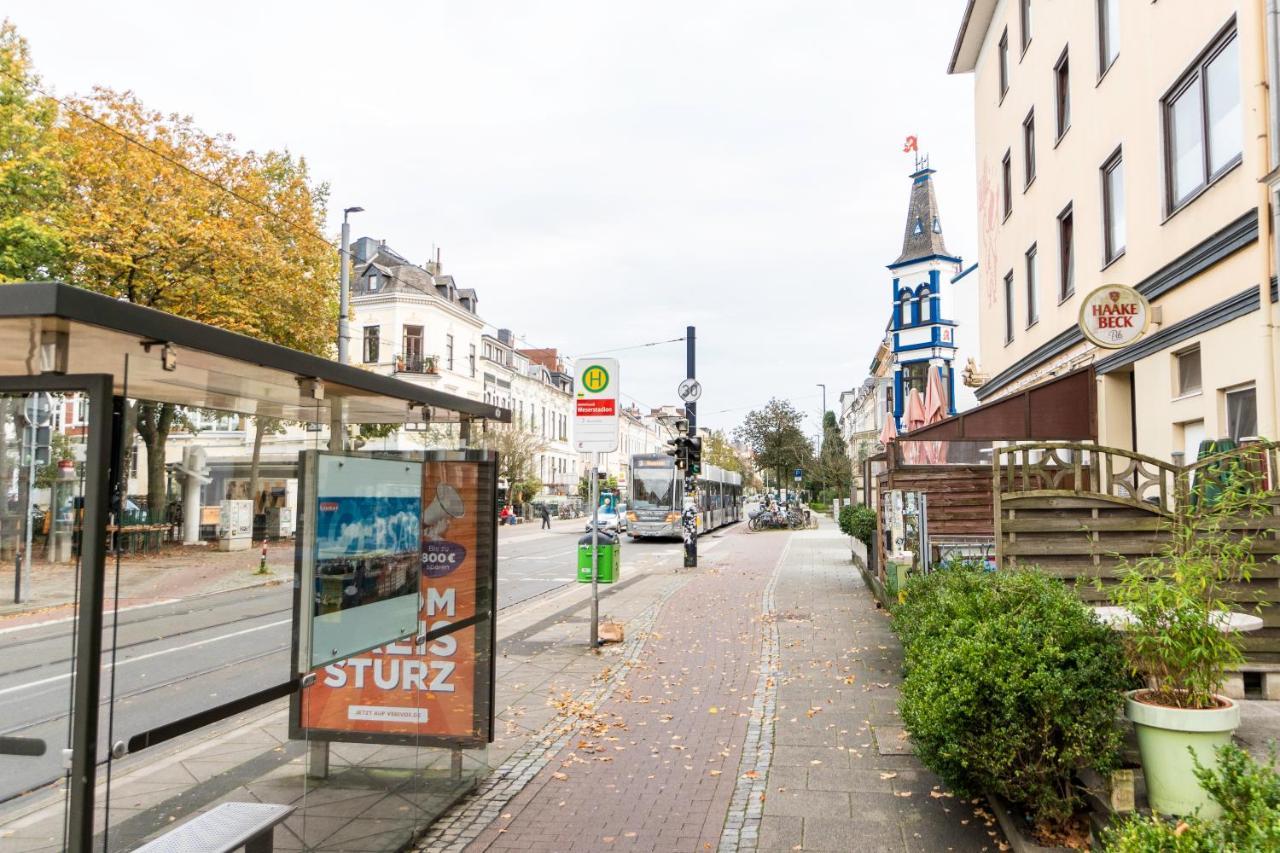 Exklusive Wohnung Am Weserdeich BRE Esterno foto